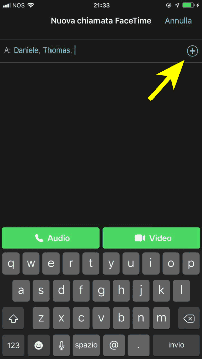 Perché non riesco ad effettuare una chiamata o videochiamata di gruppo con Facetime?