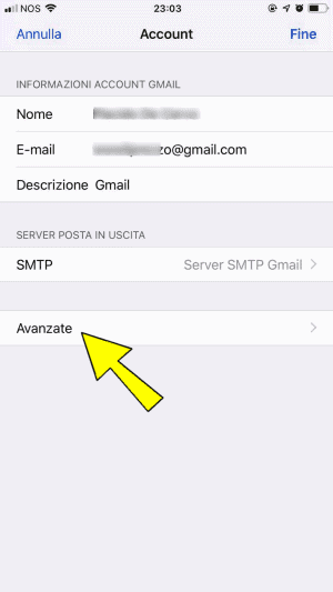 Come inviare al cestino la posta Gmail su iPhone anziché in archivio