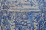 Porto - Particolare di una parete ornata con azulejos