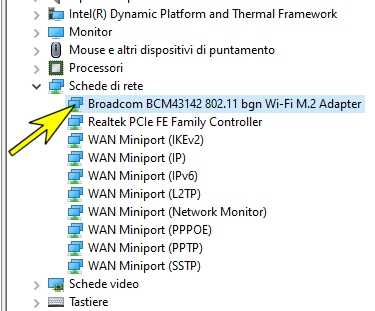 Problema di connessione wireless del pc dopo la sospensione
