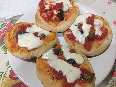 Calcolo automatico impasto per le pizzette siciliane morbidissime