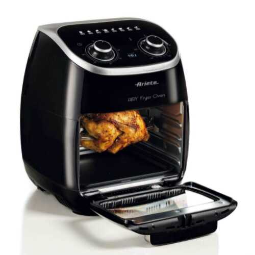Come cucinare il pollo allo spiedo nella friggitrice ad aria con girarrosto