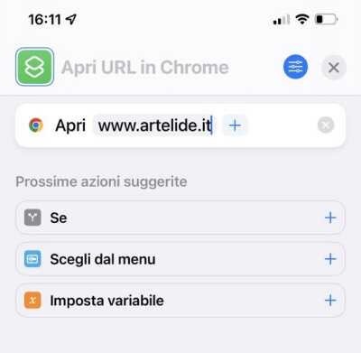 Come aggiungere un collegamento alla Home dell'iPhone da poter aprire direttamente con Chrome