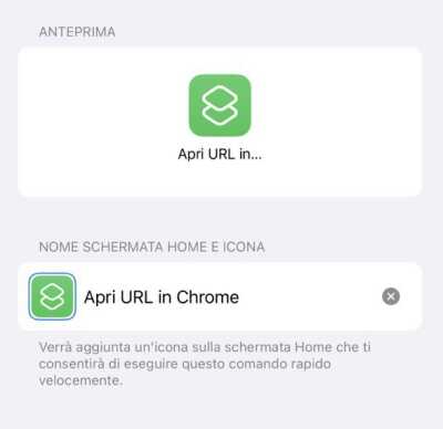 Come aggiungere un collegamento alla Home dell'iPhone da poter aprire direttamente con Chrome