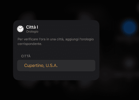 CUP - Ora errata standby iPhone iOS 17