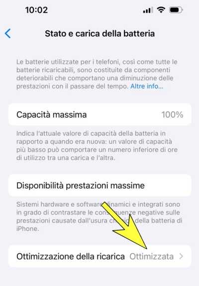 Limitare ricarica batteria iPhone 15 Pro all'80 percento