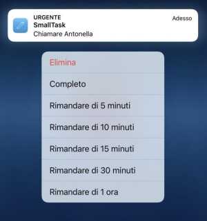 SmallTask è la migliore app to-do list al mondo per gestire con estrema facilità appuntamenti e promemoria