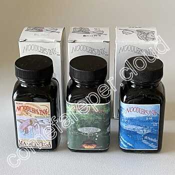Inchiostri impermeabili per disegnare Noodler's Eel Black, Lexington Gray, 41 Brown